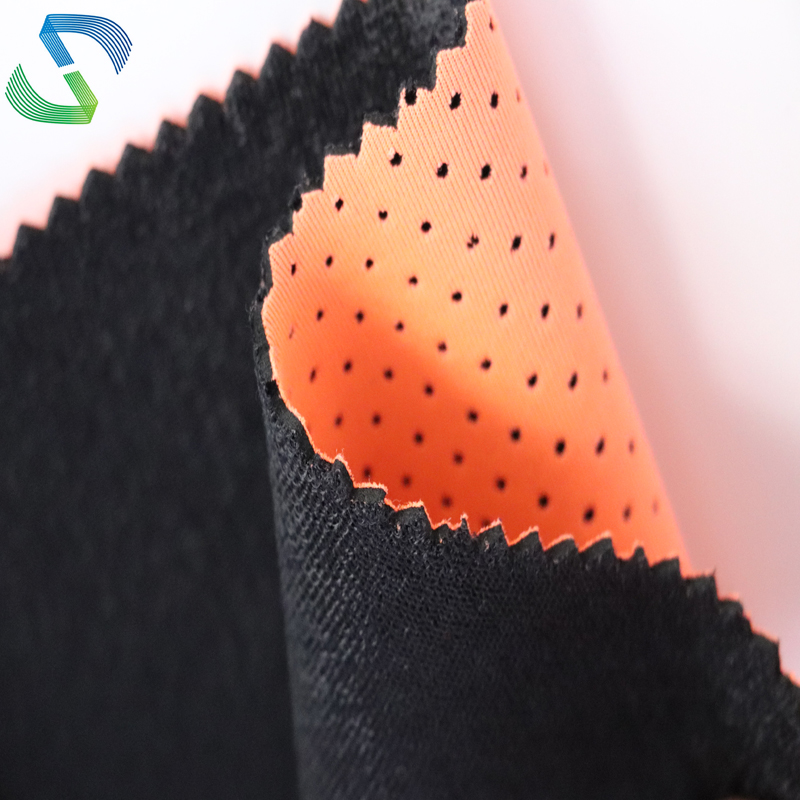 Neoprene hole material with fabric